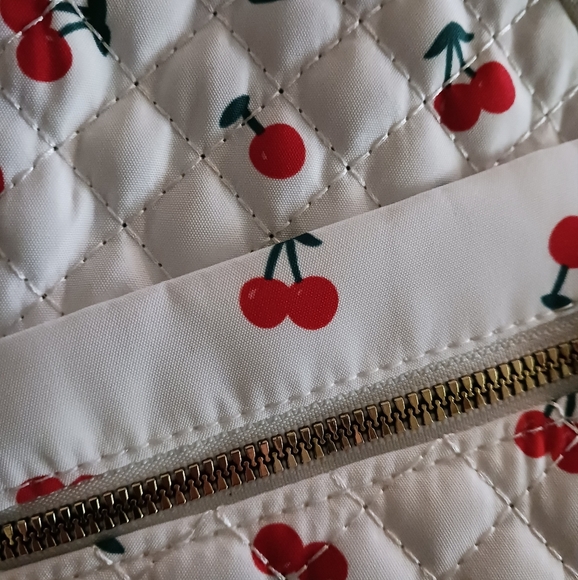 πNEWπ Cherry Nylon Sling Backpack for Women - Picture 6 of 7